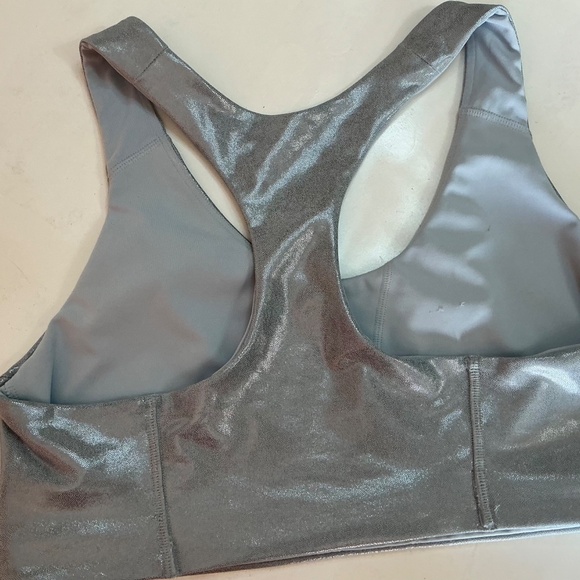 Old Navy Intimates sports bra shiny blue size Large - Picture 4 of 5